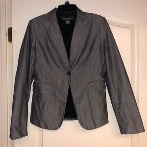 Banana Republic Gray Blazer With Pockets